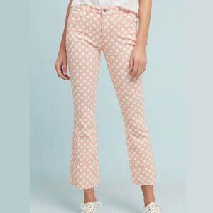Anthropologie Pilcro and The Letterpress Polka Dot High-Rise Bootcut Jeans NWOT